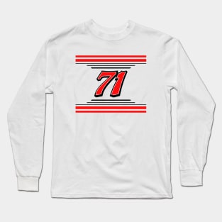 Zane Smith #71 2024 NASCAR Design Long Sleeve T-Shirt